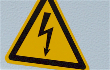 Blitz-Schild
